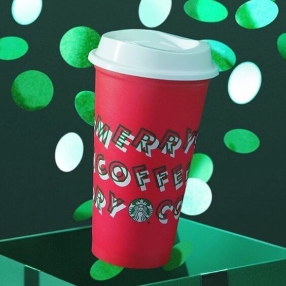 STARBUCKS 2019 Reusable Holiday Red Cup - Picture 1 of 2